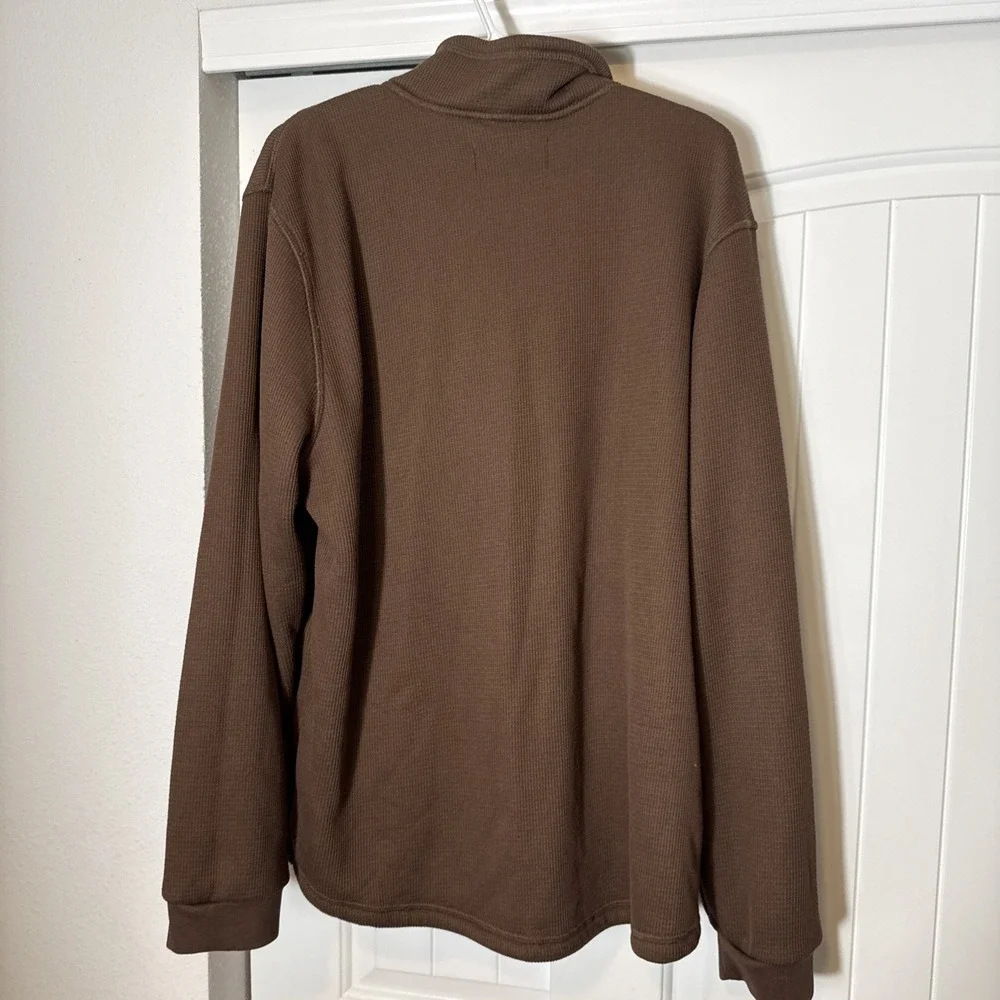 Men's The BC Clothing Co Heritage Fleece Lined 1/4 Quarter Zip Pullover XL